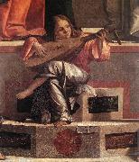 CARPACCIO, Vittore Presentation of Jesus in the Temple (detail) fdg oil painting on canvas